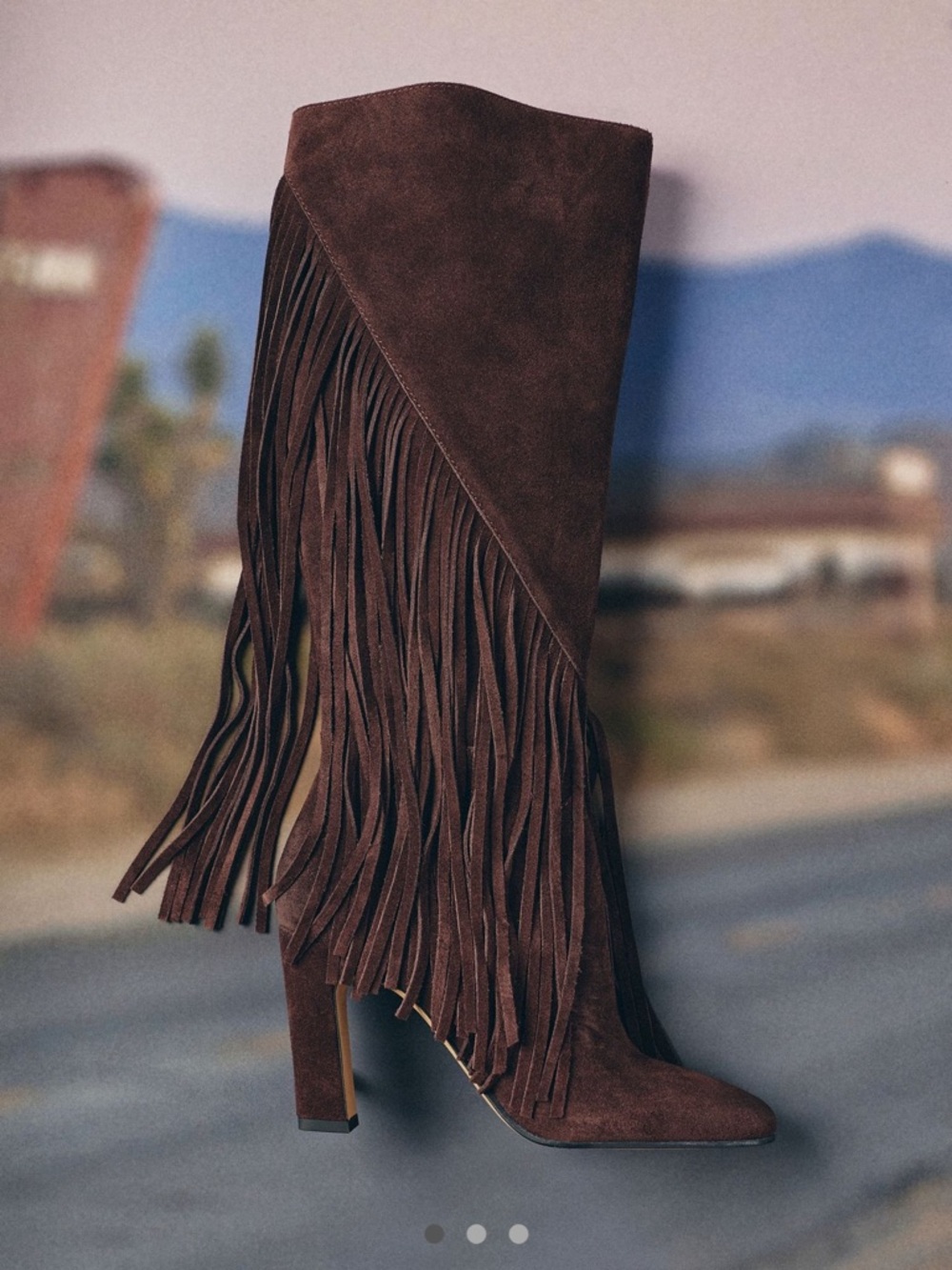 Dolce Vita Giano Suede Fringe Boots
